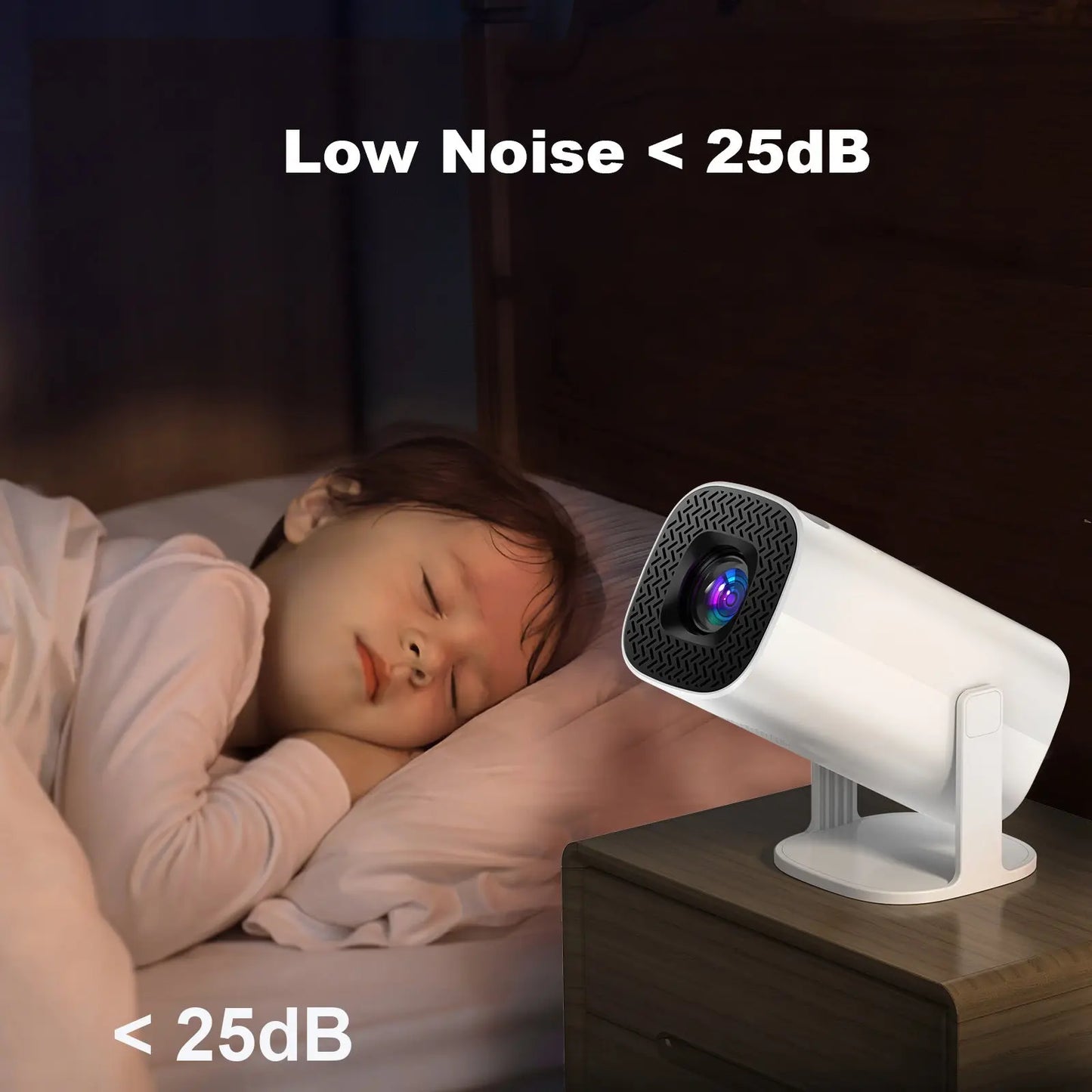 NovaStore™ 4K Smart Mini Projector – Portable Home Cinema with WiFi & Android 11 NovaStore