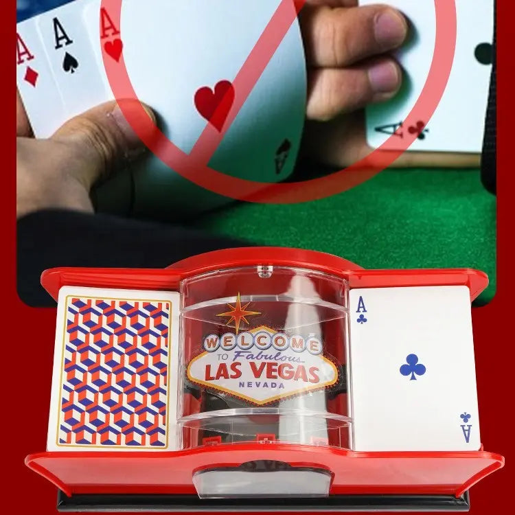 NovaStore™ Automatic Poker Card Shuffler – Fast Shuffle for Poker, Blackjack & UNO NovaStore