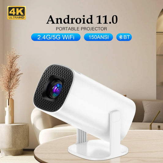 NovaStore™ 4K Smart Mini Projector – Portable Home Cinema with WiFi & Android 11 NovaStore