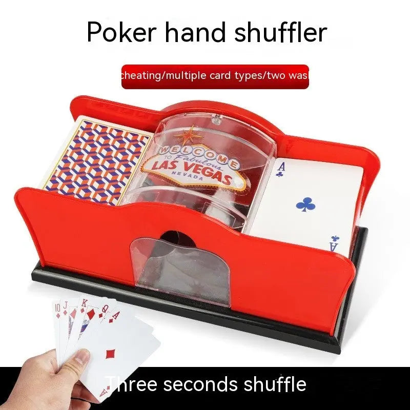 NovaStore™ Automatic Poker Card Shuffler – Fast Shuffle for Poker, Blackjack & UNO NovaStore