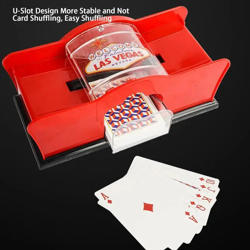NovaStore™ Automatic Poker Card Shuffler – Fast Shuffle for Poker, Blackjack & UNO NovaStore
