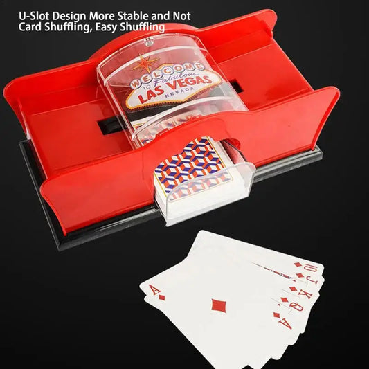 NovaStore™ Automatic Poker Card Shuffler – Fast Shuffle for Poker, Blackjack & UNO NovaStore